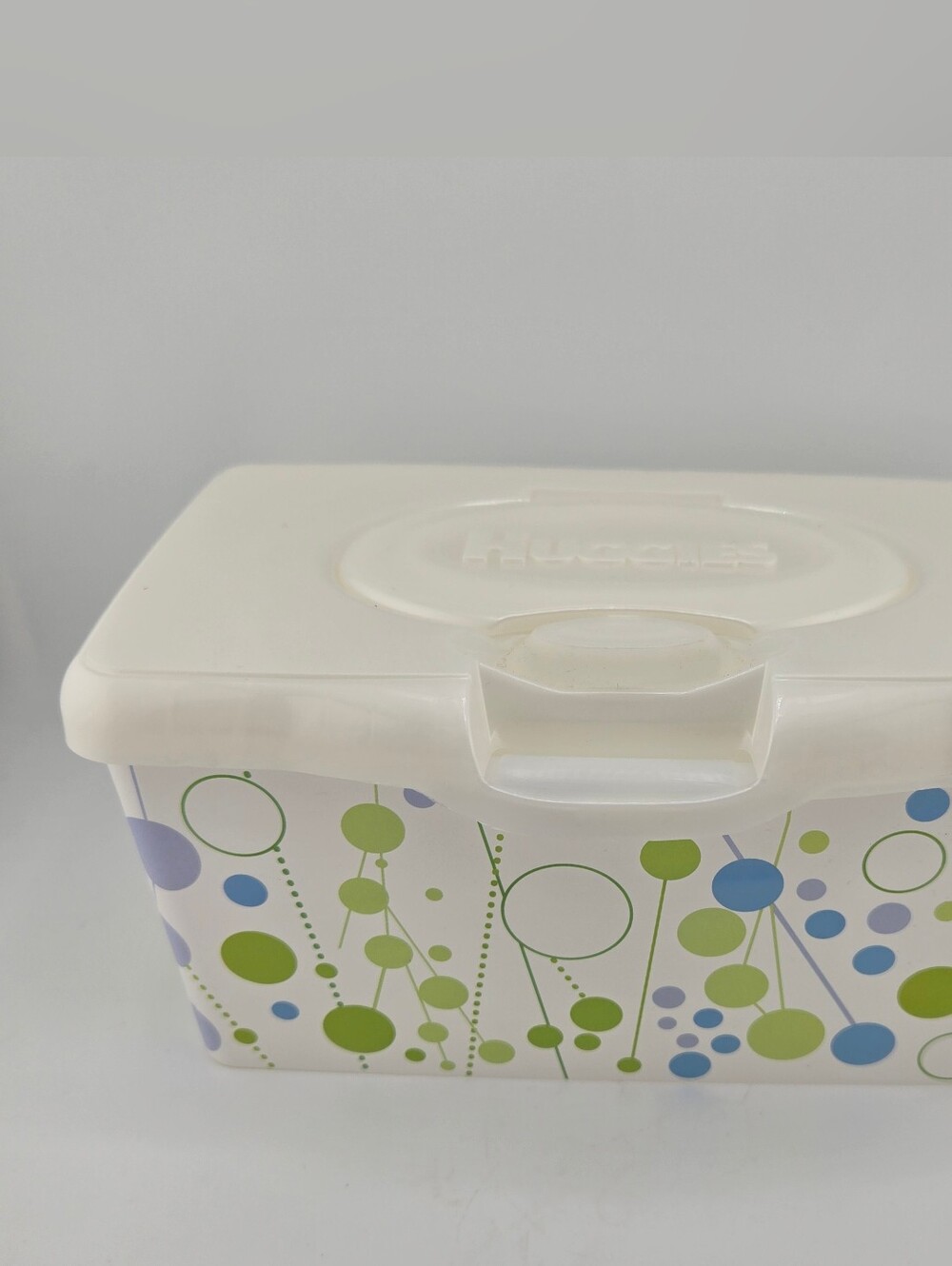 Huggies Baby Wipes EMPTY Container Pop Up Refillable Hard Plastic Tub